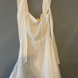 Altar'd State Cream Sleeveless Dress